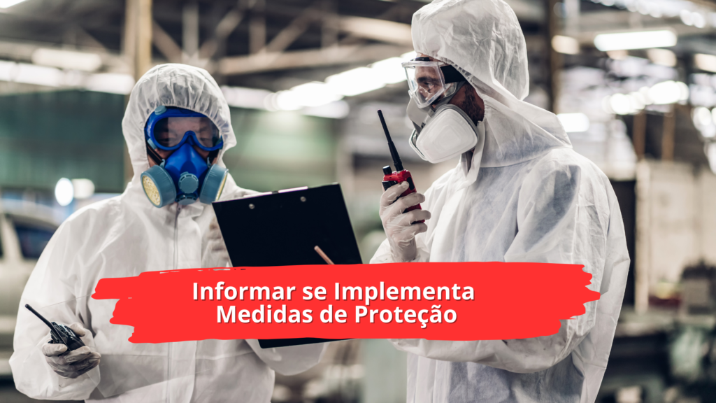 Informar se Implementa Medidas de Proteção